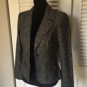 Speckled gray blazer